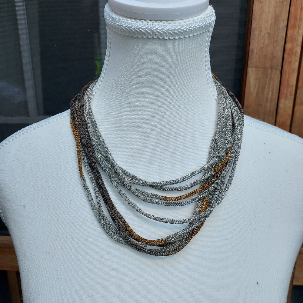 Mixed Metal 45" Necklace